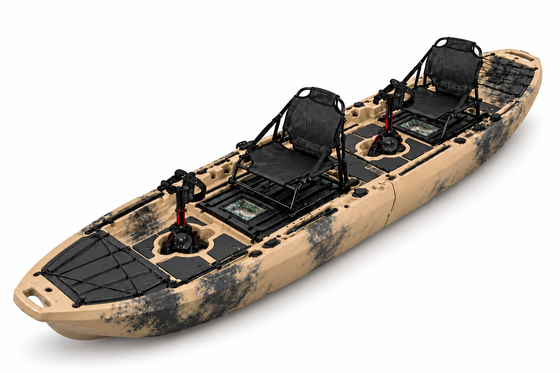 PORTL Odyssey Tandem Modular Fishing Kayak — 4.45 m